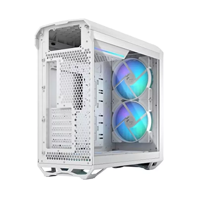 Case PC Fractal Design Torrent White – supporta ATX, EATX, microATX, ITX; 2 ventole frontali da 180 mm; alloggiamenti da 2,5