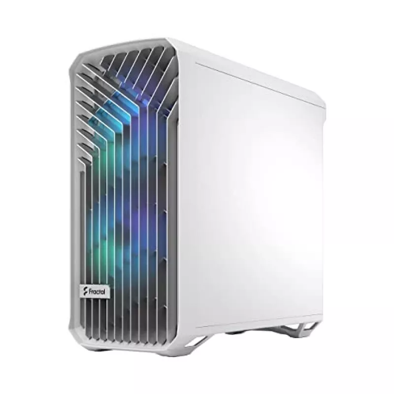 Case PC Fractal Design Torrent White – supporta ATX, EATX, microATX, ITX; 2 ventole frontali da 180 mm; alloggiamenti da 2,5