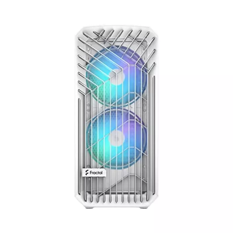 Case PC Fractal Design Torrent White – supporta ATX, EATX, microATX, ITX; 2 ventole frontali da 180 mm; alloggiamenti da 2,5