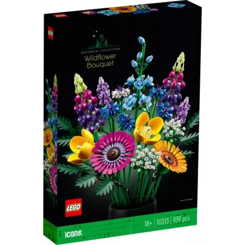 LEGO Icons Bouquet di fiori di campo set 10313, multicolore