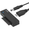 Scheda di interfaccia Unitek Y-1039, cavo USB in dotazione, 5 Gbit/s, nero, Plug-and-Play