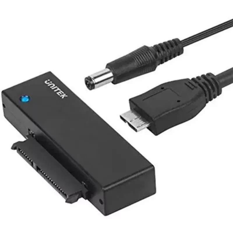 Scheda di interfaccia Unitek Y-1039, cavo USB in dotazione, 5 Gbit/s, nero, Plug-and-Play