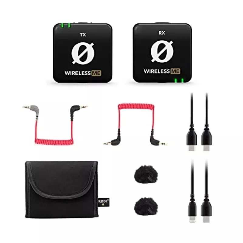 WIME RODE WIRELESS ME Sistema microfonico wireless dual-channel per vlogger e podcaster