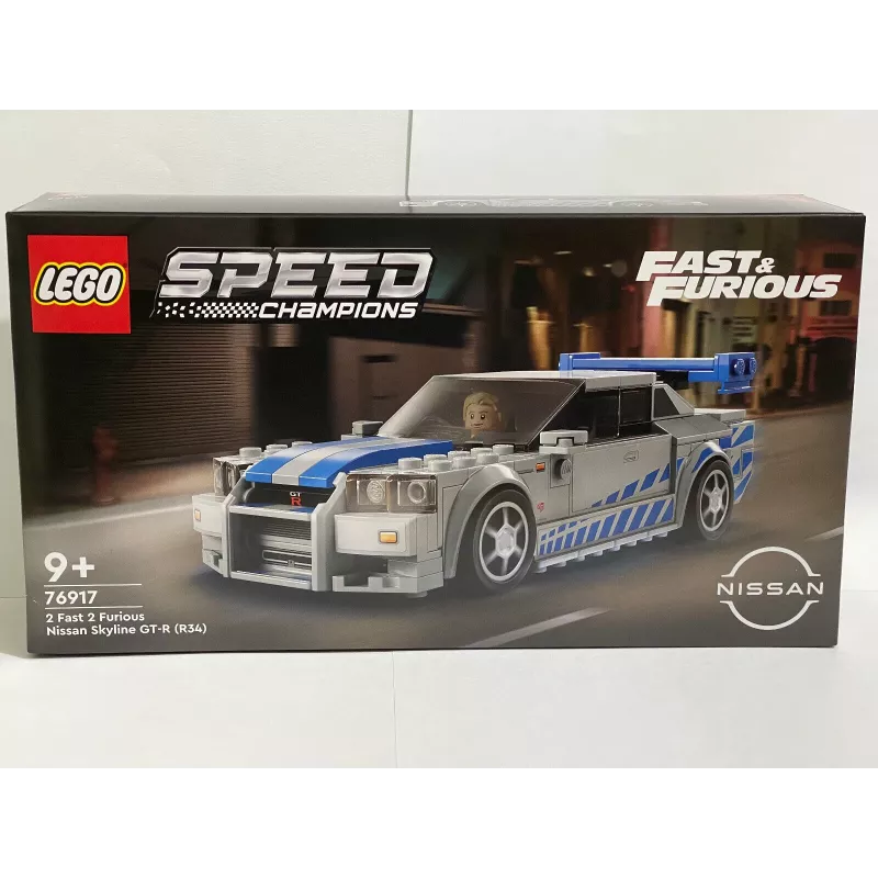 LEGO 76917 Speed Champions 2 Fast 2 Furious Nissan Skyline GT-R (R34) auto giocattolo