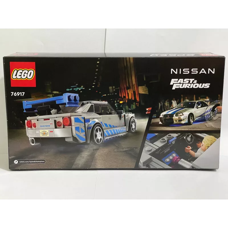 LEGO 76917 Speed Champions 2 Fast 2 Furious Nissan Skyline GT-R (R34) auto giocattolo
