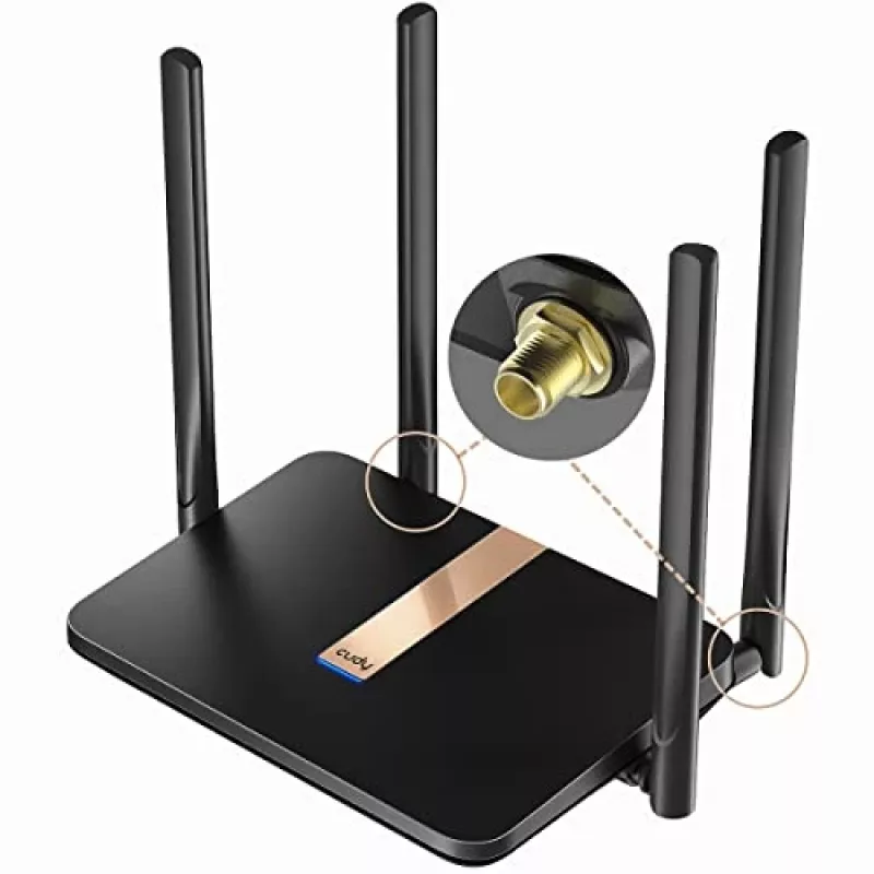 Cudy LT500D router wireless Fast Ethernet Dual-Band (2,4 GHz / 5 GHz) 4G nero