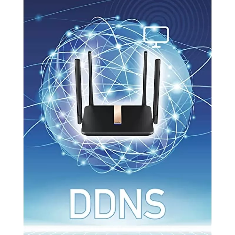 Cudy LT500D router wireless Fast Ethernet Dual-Band (2,4 GHz / 5 GHz) 4G nero