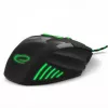 Mouse gaming con filo ESPERANZA EGM201G — per destrimani, ottico 2400 DPI, 7 tasti, USB Type-A, cavo 1,5 m, nero/verde