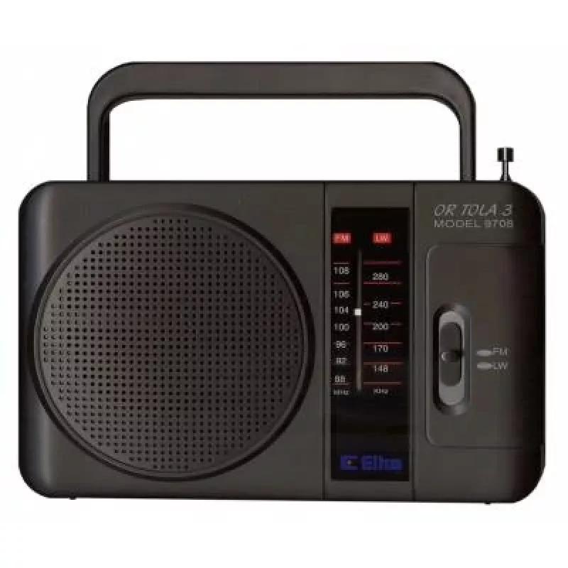 Eltra Tola 3 radio portatile, FM/LW, nera