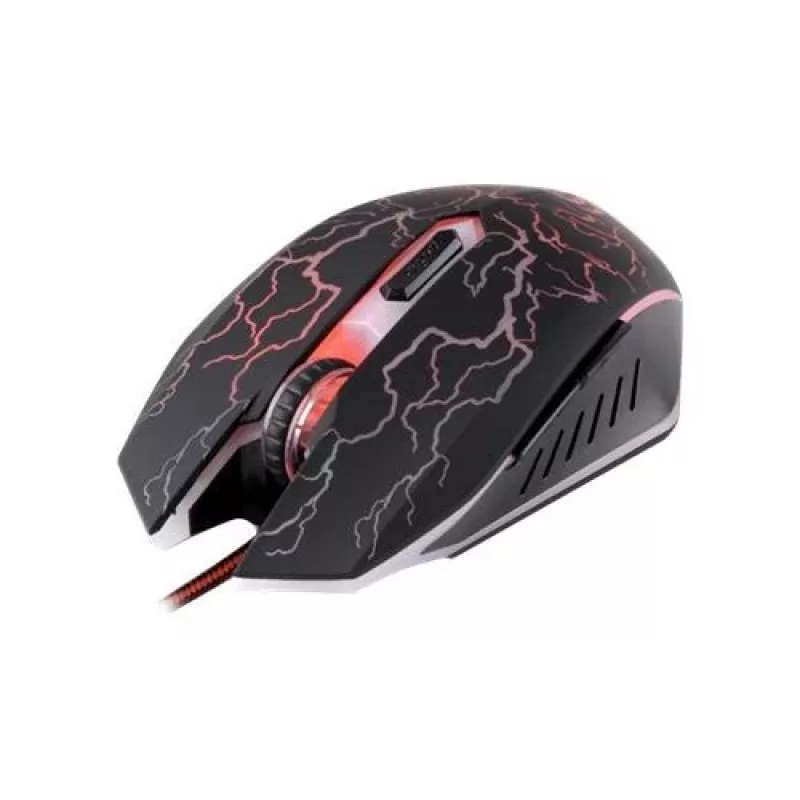 Rebeltec Diablo - mouse - ottico - 6 tasti - con filo - USB