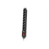 Ciabatta con protezione da sovratensione LXARM810, 8x 230V, 5m, nero