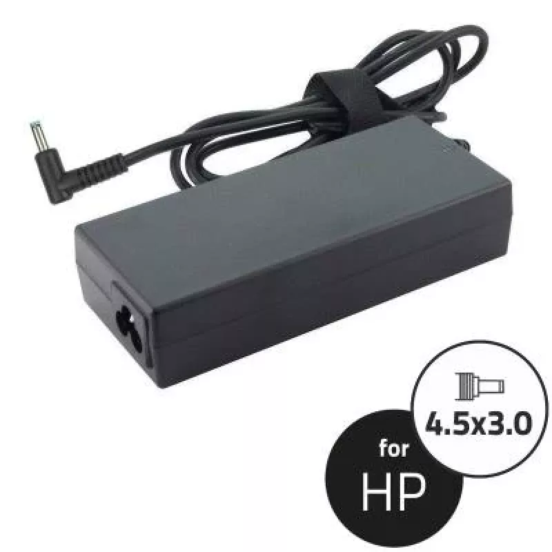 Qoltec alimentatore per HP 90W 19,5V 4,62A 4,5x3,0 + Pin 50052.90w.hp