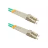 Qoltec - Cavo patch - LC/UPC Multimode (M) a LC/UPC Multimode (M) - 1 m - Fibra ottica - Duplex - 50/125 micrometri - OM3 - senza alogeni