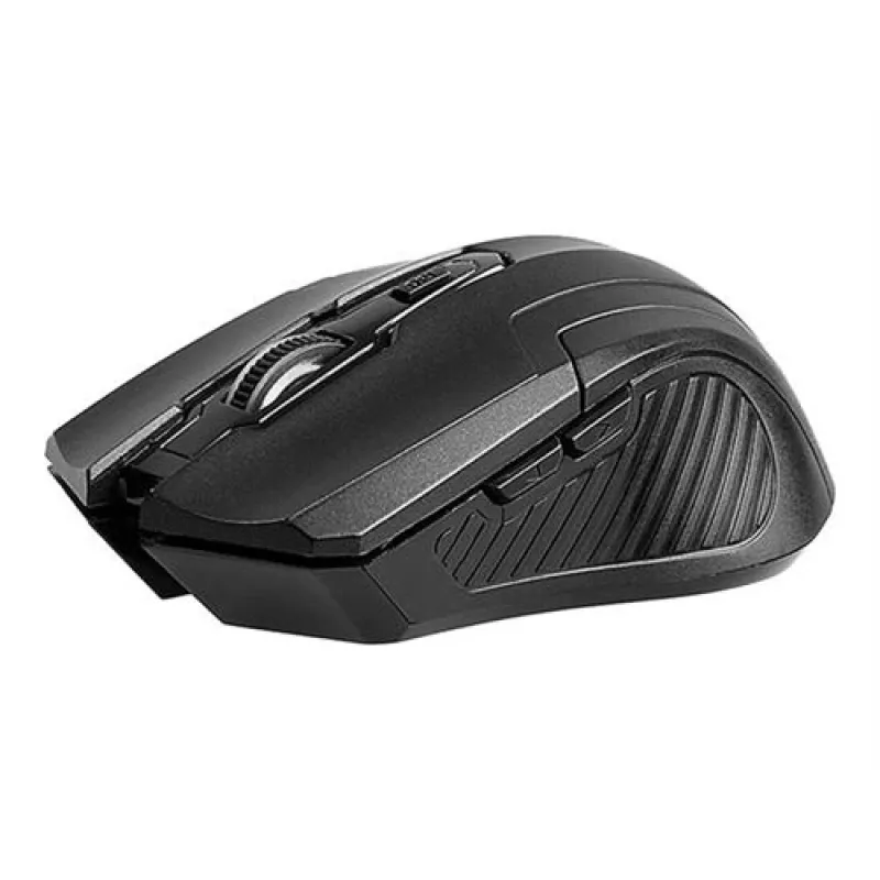 Tracer Fairy – mouse ottico – 6 tasti – wireless – 2,4 GHz – ricevitore USB wireless – nero