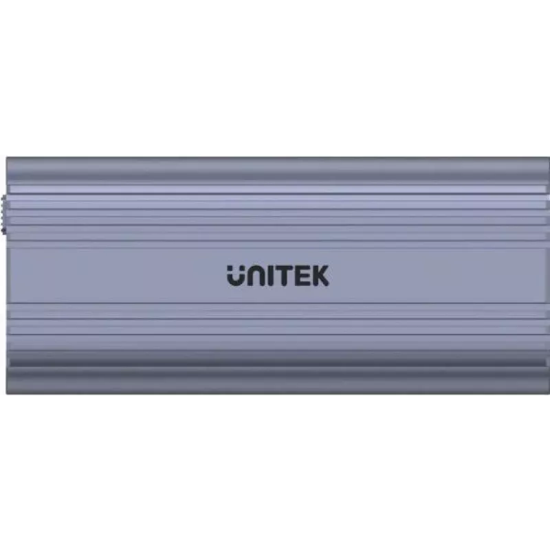 Case per SSD Unitek SolidForce Reefer grigio – M.2 NVMe PCIe, USB‑C 10 Gbit/s, alluminio, 1 unità