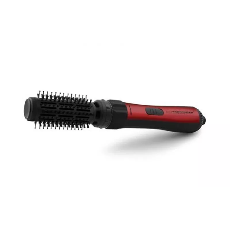 Esperanza EBL008 attrezzo per styling capelli spazzola ad aria calda nero, rosso 1000 W 1,8 m