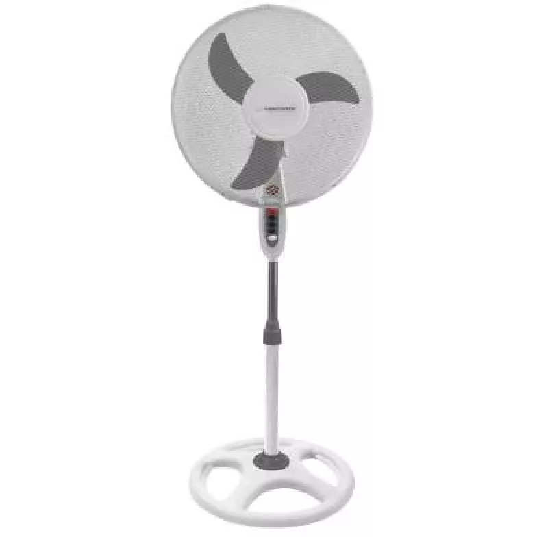 Esperanza EHF002WE, ventilatore a piantana 16 pollici, bianco e grigio
