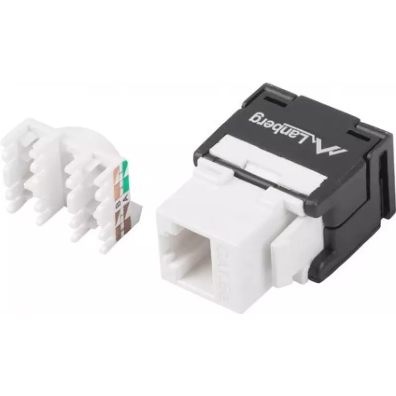 Modulo keystone Lanberg senza attrezzi RJ45->LSA 180° UTP Cat.5e (KSU5-2000)