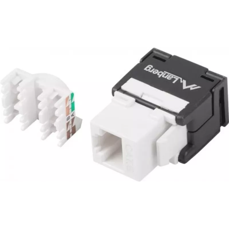 Modulo keystone RJ45 - LSA UTP Cat.6a 180 gradi per scatola di montaggio