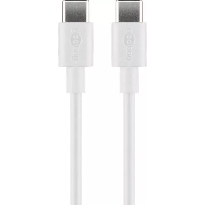 Cavo di ricarica e sincronizzazione USB-C Goobay, 2 m, bianco | Goobay