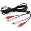 Cavo audio Equip 147094 2,5 m 2 x RCA nero