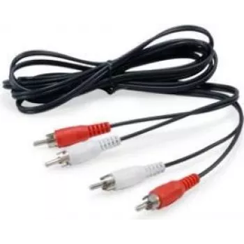 Cavo audio Equip 147094 2,5 m 2 x RCA nero