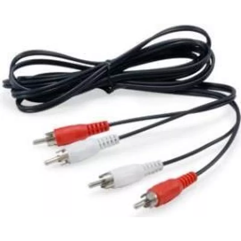 Cavo audio Equip 147094 2,5 m 2 x RCA nero