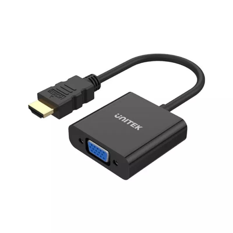 UNITEK Y-6333 schede di interfaccia/adattatore 3,5 mm, VGA