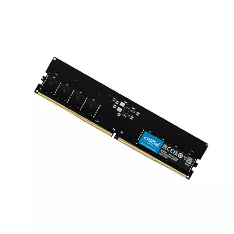 Crucial CT16G56C46U5 U-DIMM, 16GB, DDR5, 5600 Mhz, CL46, nero