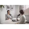 Microfono da studio RØDE PodMic USB — cardioide XLR/USB, 24 bit/48 kHz, USB-C, uscita cuffie, regolatore volume, nero