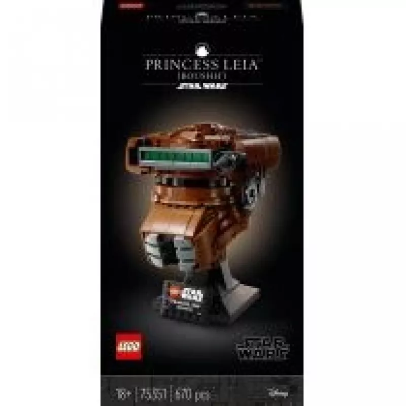LEGO Star Wars set elmo Principessa Leia (Boushh) per adulti 75351 (670 pezzi)