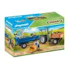 Playmobil trattore mietitrebbia con rimorchio - gioco simbolico e gioco fantasioso per bambini da 6 a 9 anni - Fat Brain Toys