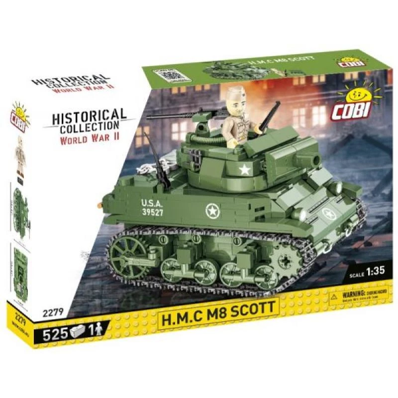 Mattoncini COBI H.M.C M8 Scott 525 pezzi Seconda guerra mondiale
