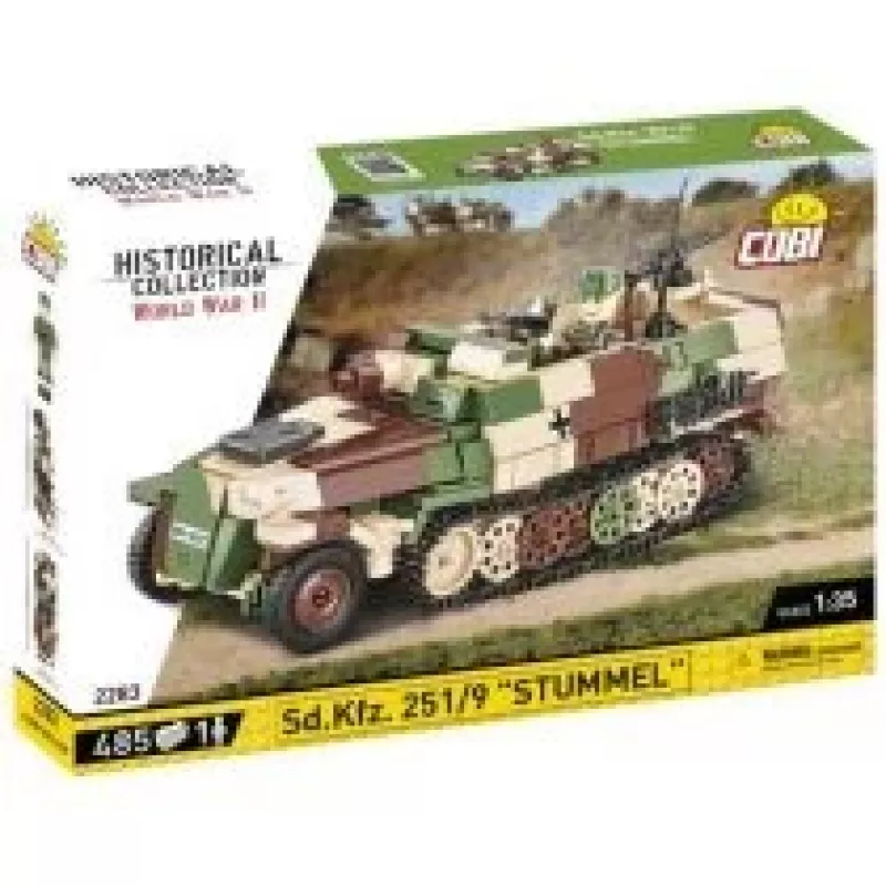 Sd.Kfz. 251/9 Stummel, giocattolo da costruzione