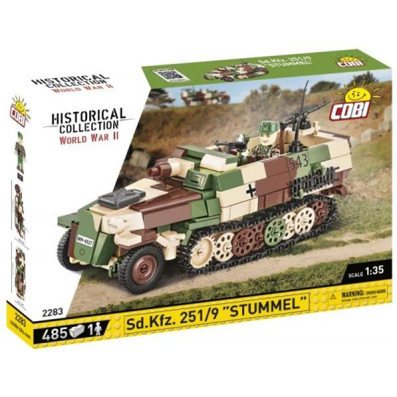 Sd.Kfz. 251/9 Stummel, giocattolo da costruzione