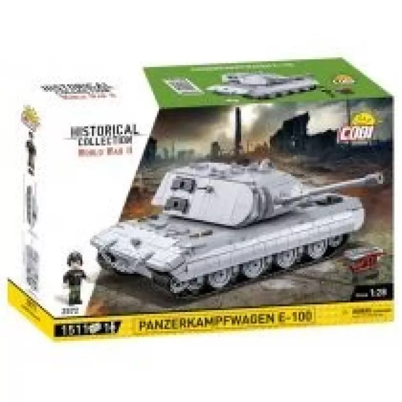 Kit COBI Panzerkampfwagen E-100 Seconda guerra mondiale 1511 pezzi