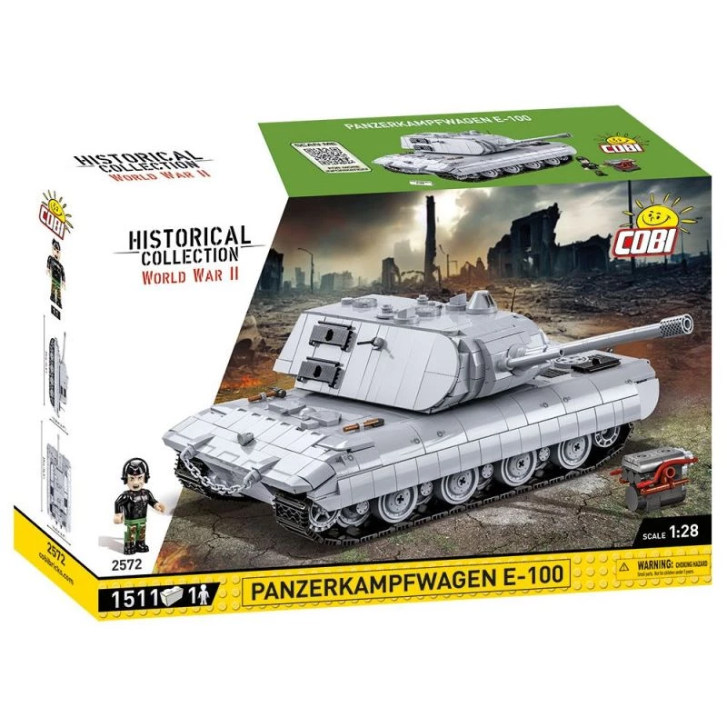 Kit COBI Panzerkampfwagen E-100 Seconda guerra mondiale 1511 pezzi