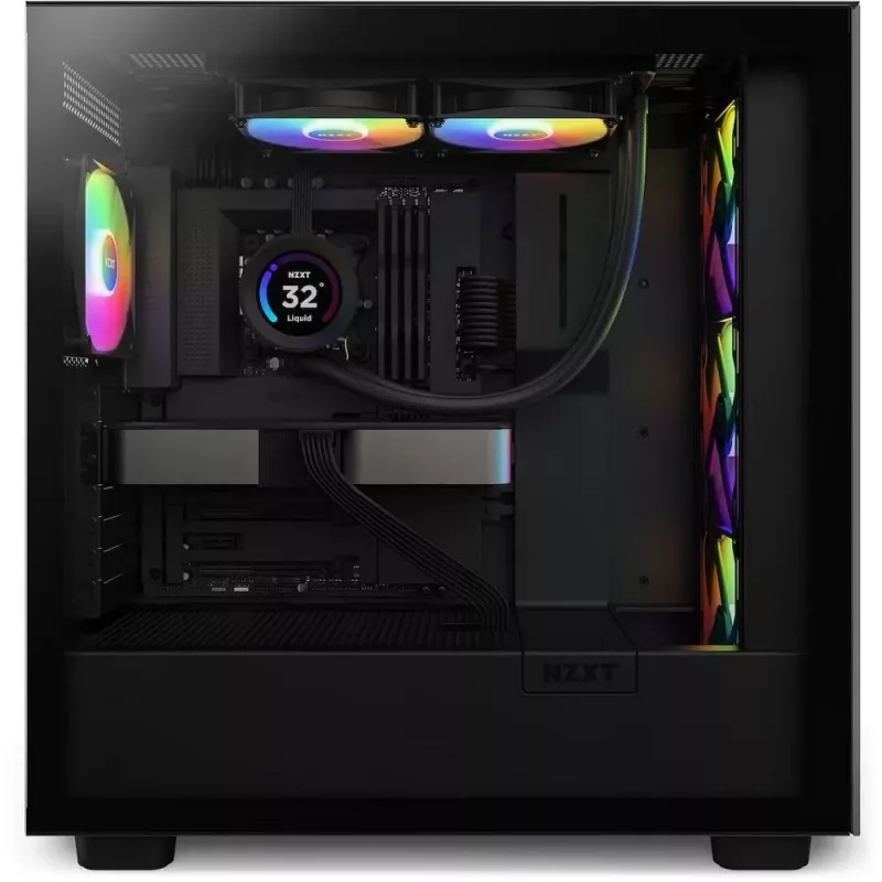 Dissipatore a liquido all-in-one NZXT Kraken Elite 240 RGB 12 cm nero