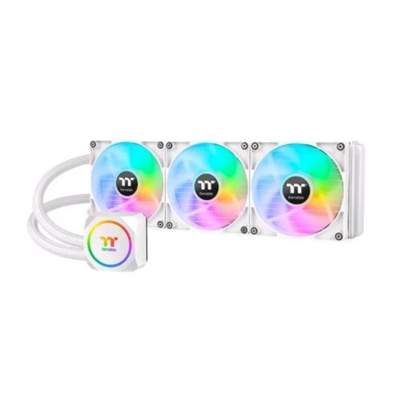 Dissipatore a liquido all-in-one per CPU Thermaltake 420mm TH420 Snow Edition ARGB