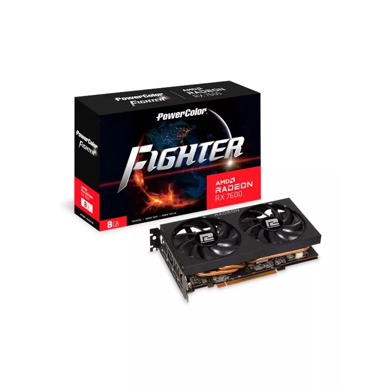 PowerColor Fighter Radeon RX 7600 8GB GDDR6 scheda grafica