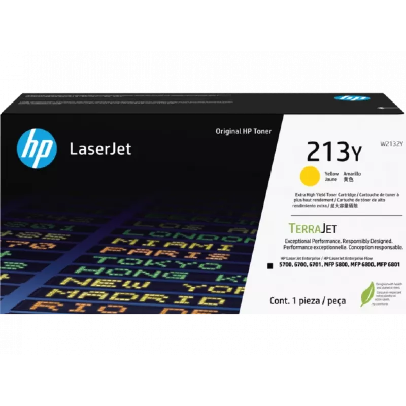 HP 213Y Extra High Yield Giallo Cartuccia Toner Originale LaserJet