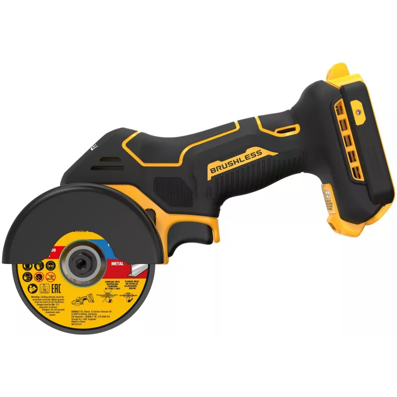 DeWALT DCS438N-XJ 18V XR troncatrice multiuso a batteria brushless, 76 mm, senza batteria e caricabatterie