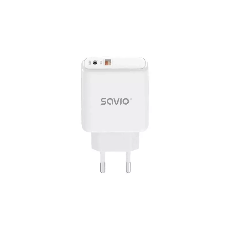 SAVIO LA-06 USB Type-A e Type-C Quick Charge Power Delivery 3.0 per interni