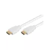 Goobay Cavo HDMI 5m Type-A connettore maschio su connettore maschio 18 Gbit/s bianco