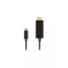Cavo adattatore video LANBERG CA-CMHD-10CU-0030-BK, USB Type-C a HDMI 2.0, 3 m, 18 Gbit/s, 4K