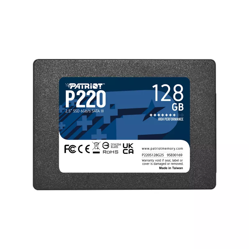 2,5 Patriot P220 128 GB (nero, SATA III 6 Gb/s, 2,5)