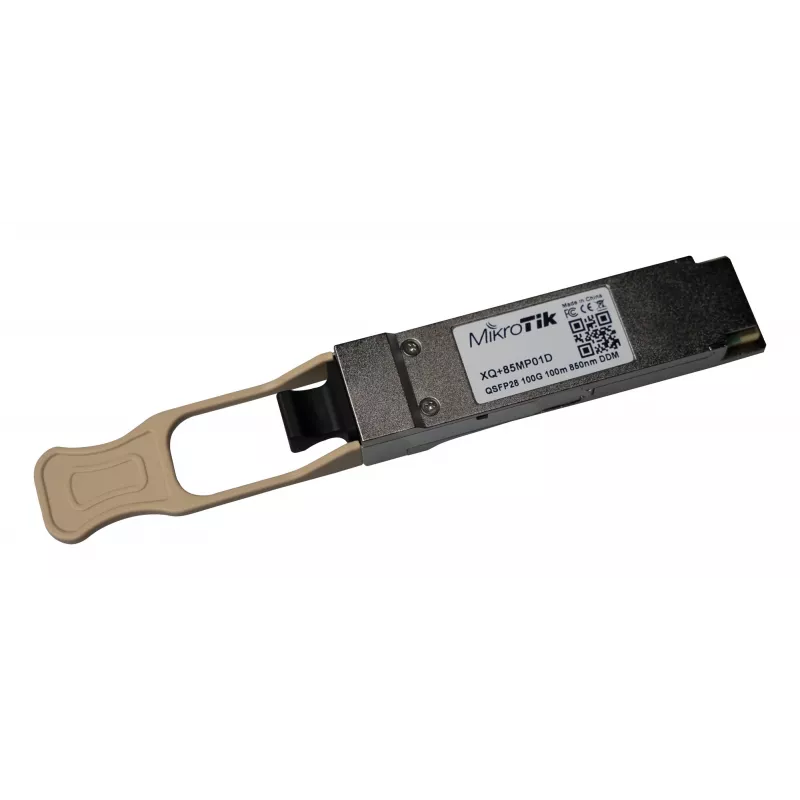 Modulo ricetrasmettitore in fibra ottica MikroTik XQ+85MP01D 100000 Mbit/s QSFP28