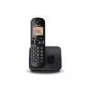 Panasonic KX-TGC 210 PDB telefono DECT nero con identificazione del chiamante