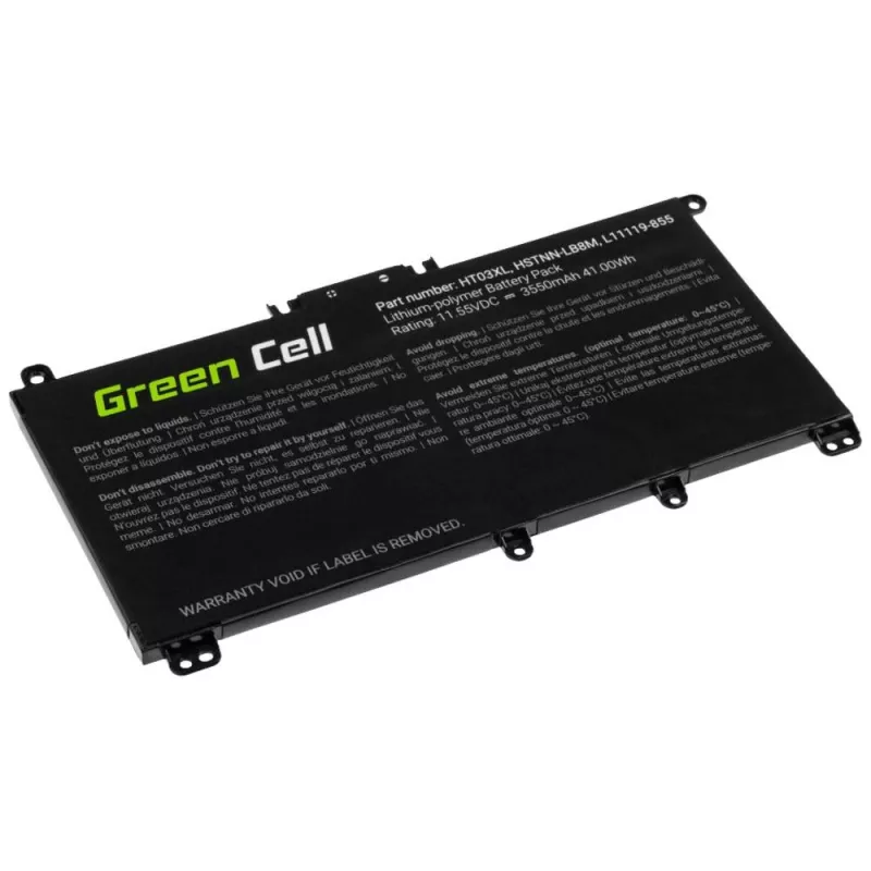 Batteria per laptop Green Cell GC-HP163 HT03XL 11,4 V 3400 mAh HP Mobilit