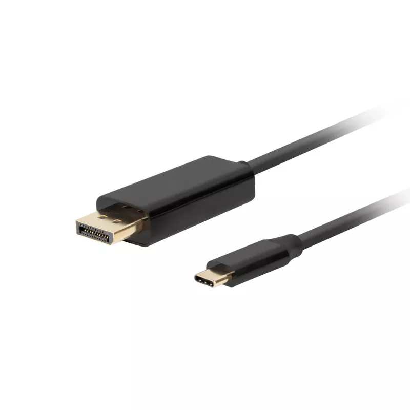 Adattatore USB-C a DisplayPort Lanberg CA-CMDP-10CU-0018-BK nero 1,8 m